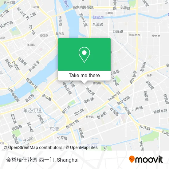 金桥瑞仕花园-西一门 map