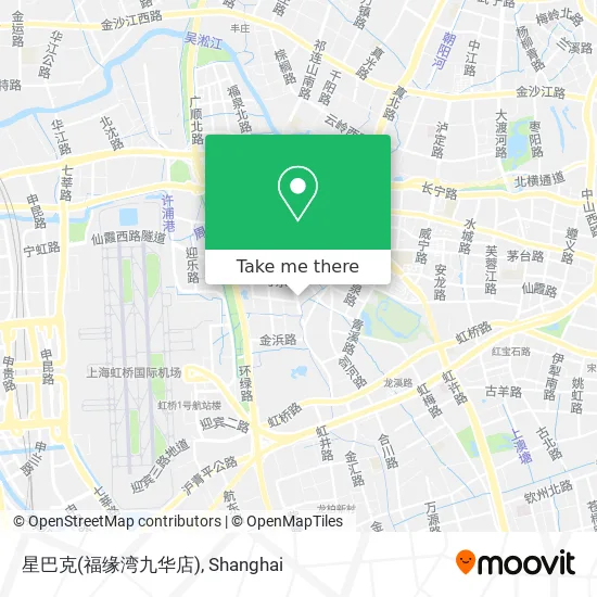 星巴克(福缘湾九华店) map