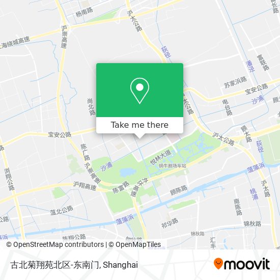 古北菊翔苑北区-东南门 map