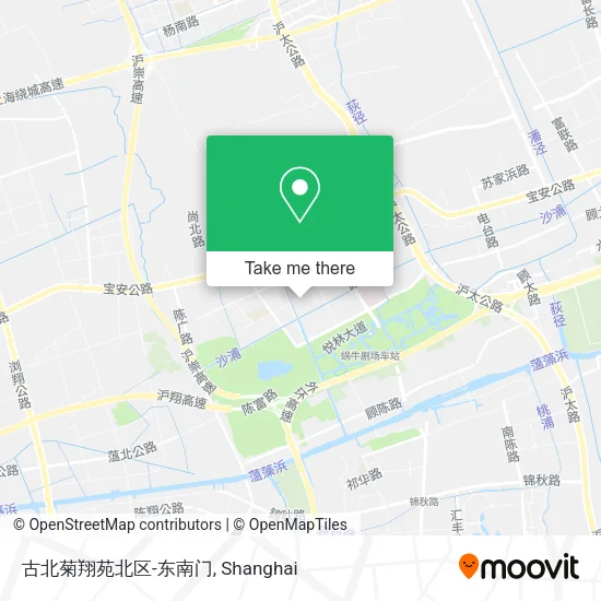 古北菊翔苑北区-东南门 map