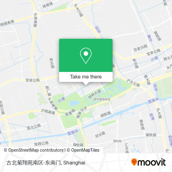 古北菊翔苑南区-东南门 map