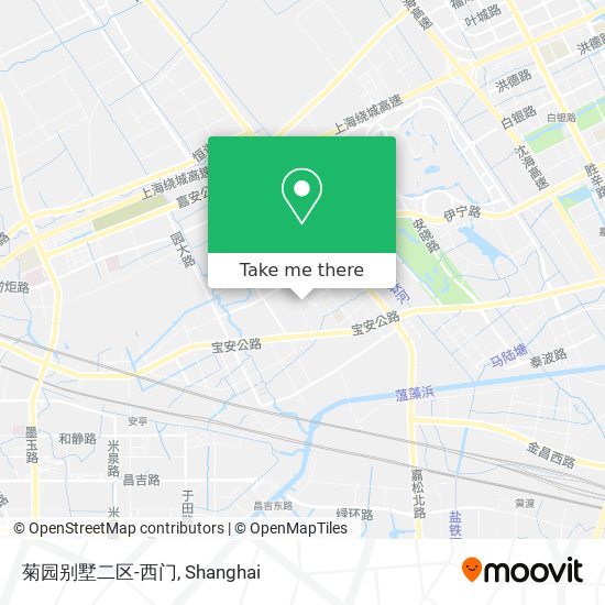 菊园别墅二区-西门 map
