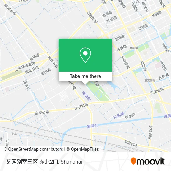 菊园别墅三区-东北2门 map
