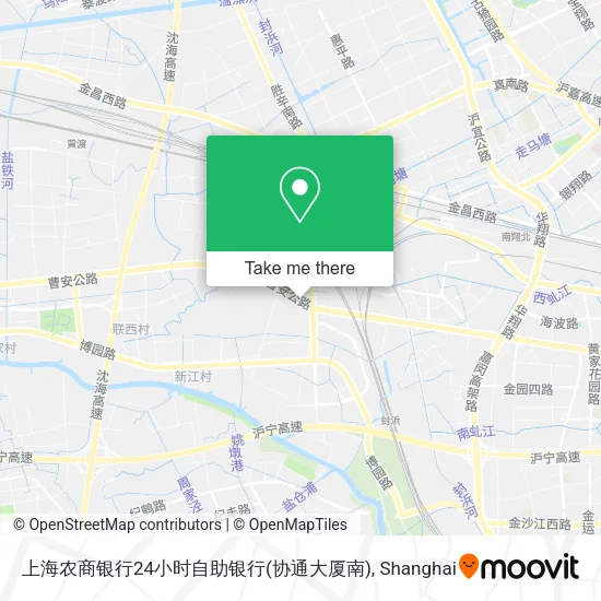 上海农商银行24小时自助银行(协通大厦南) map