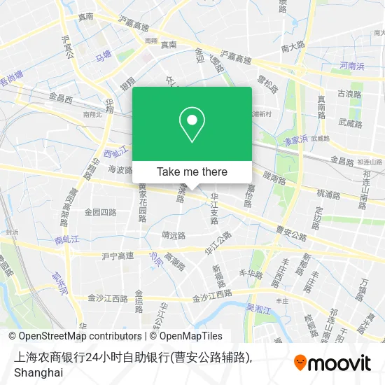 上海农商银行24小时自助银行(曹安公路辅路) map