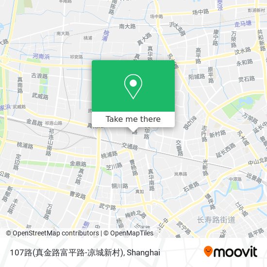 107路(真金路富平路-凉城新村) map