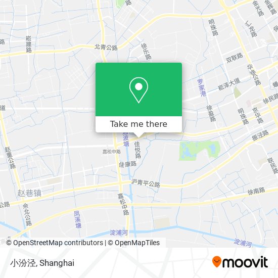 小汾泾 map