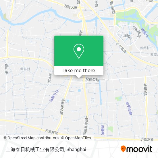 上海春日机械工业有限公司 map