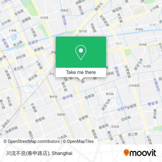 川流不息(春申路店) map