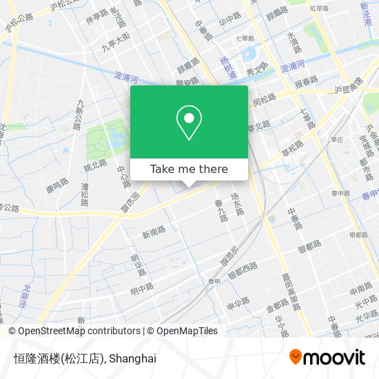 恒隆酒楼(松江店) map