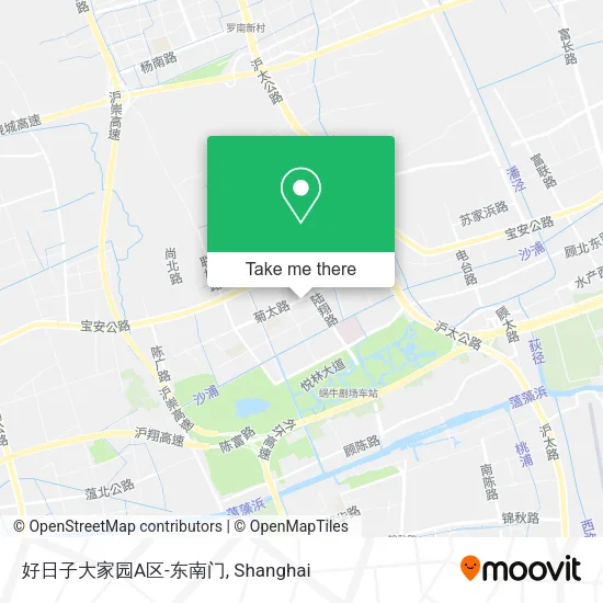 好日子大家园A区-东南门 map
