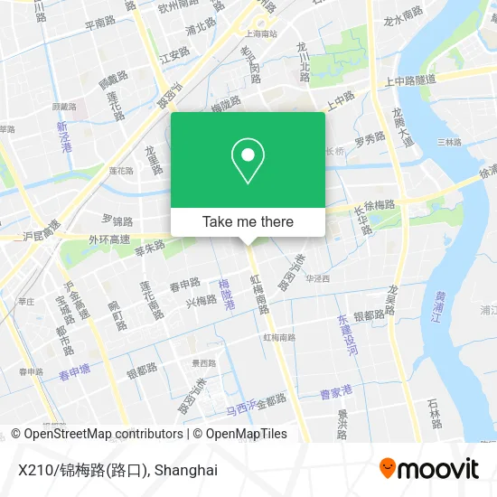 X210/锦梅路(路口) map