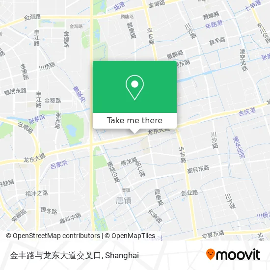 金丰路与龙东大道交叉口 map