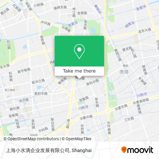 上海小水滴企业发展有限公司 map