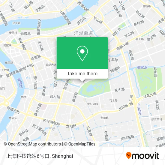 上海科技馆站6号口 map