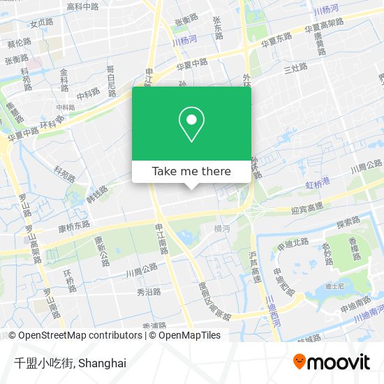 千盟小吃街 map