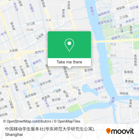 中国移动学生服务社(华东师范大学研究生公寓) map