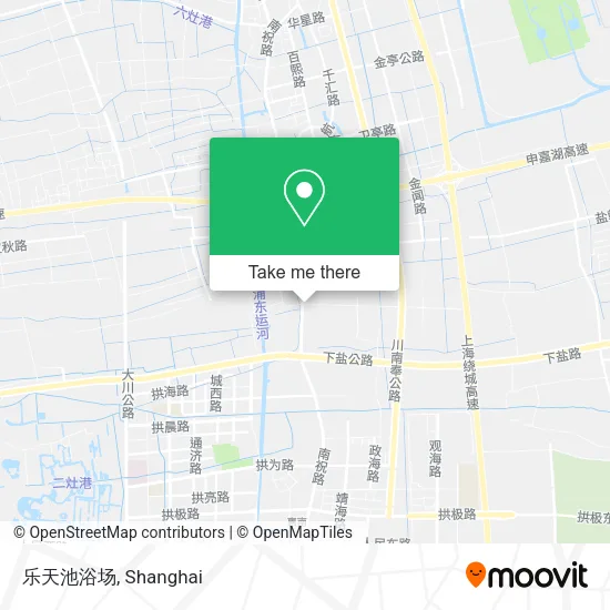 乐天池浴场 map