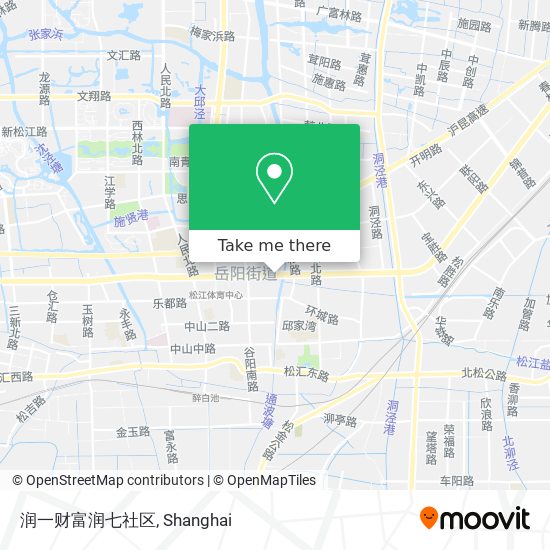 润一财富润七社区 map