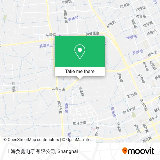 上海奂鑫电子有限公司 map