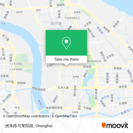 洲海路与莱阳路 map