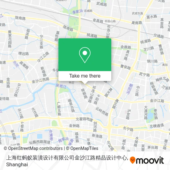 上海红蚂蚁装潢设计有限公司金沙江路精品设计中心 map