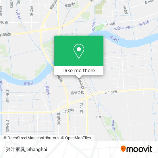 兴叶家具 map