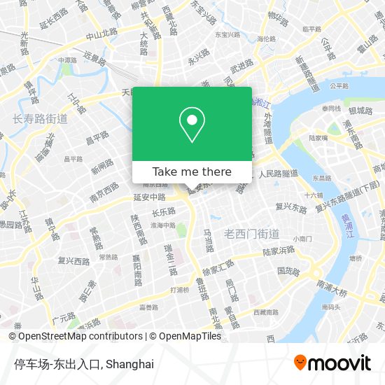 停车场-东出入口 map