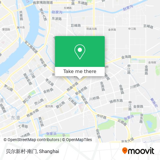 贝尔新村-南门 map