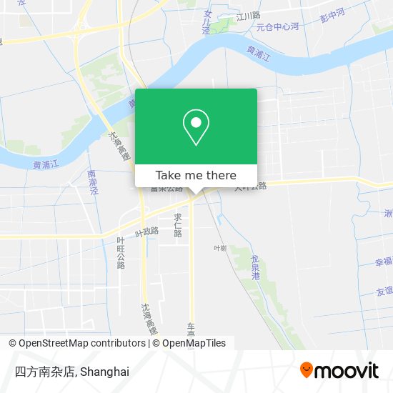 四方南杂店 map