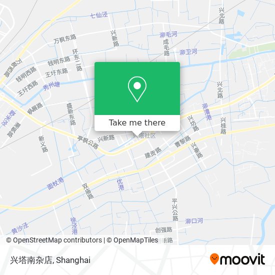 兴塔南杂店 map