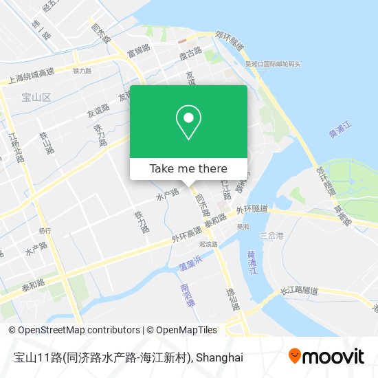 宝山11路(同济路水产路-海江新村) map