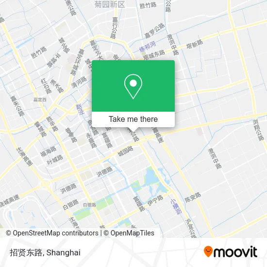 招贤东路 map