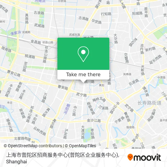 上海市普陀区招商服务中心(普陀区企业服务中心) map