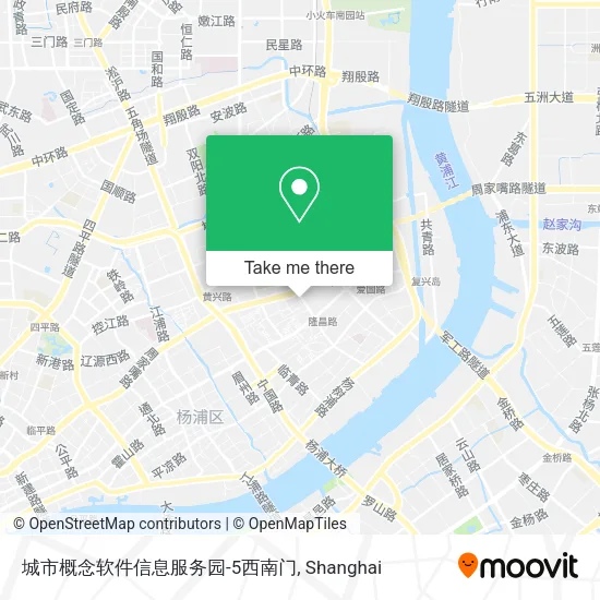 城市概念软件信息服务园-5西南门 map