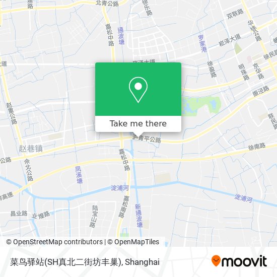 菜鸟驿站(SH真北二街坊丰巢) map