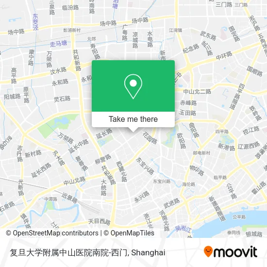复旦大学附属中山医院南院-西门 map