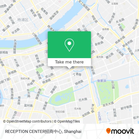 RECEPTION CENTER招商中心 map