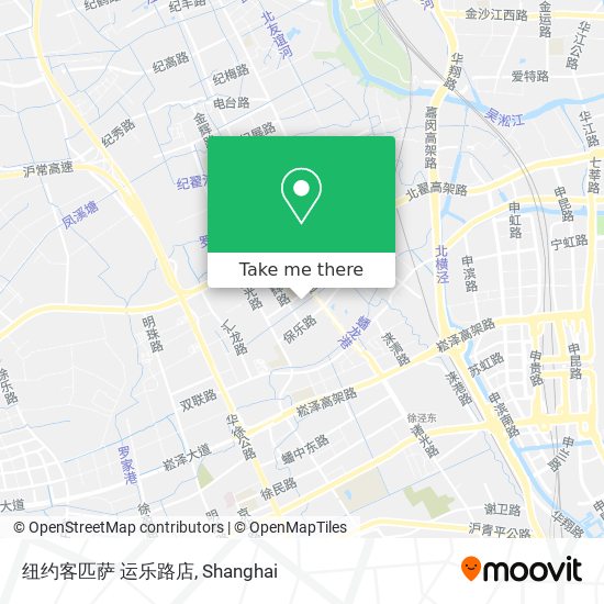 纽约客匹萨 运乐路店 map