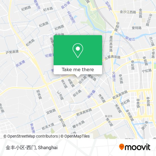 金丰小区-西门 map
