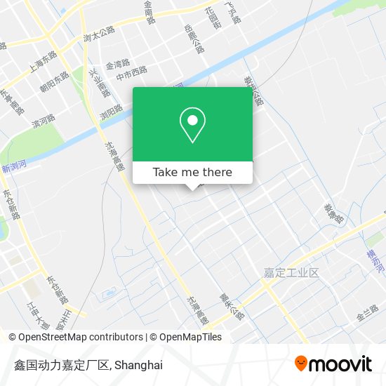 鑫国动力嘉定厂区 map