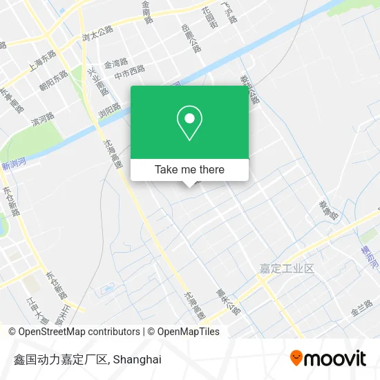 鑫国动力嘉定厂区 map