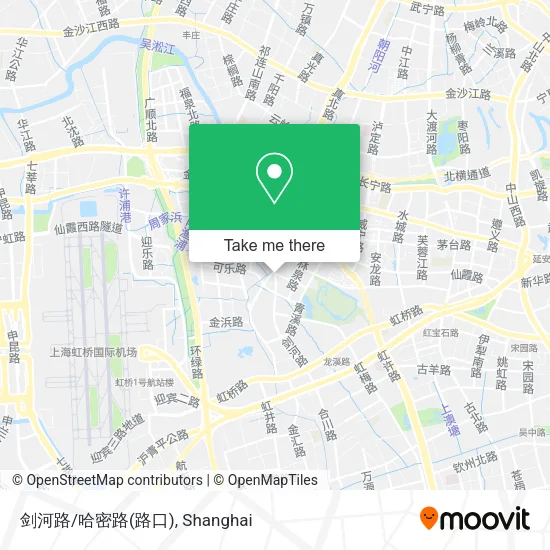 剑河路/哈密路(路口) map