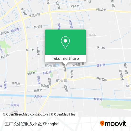 王厂长外贸航头小仓 map