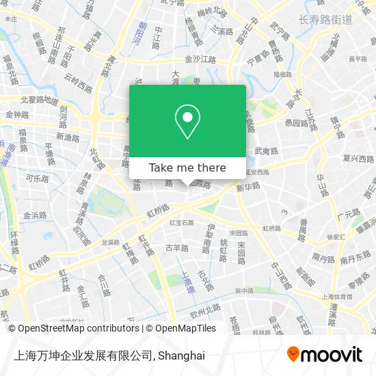 上海万坤企业发展有限公司 map