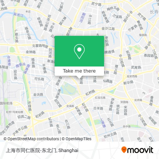 上海市同仁医院-东北门 map