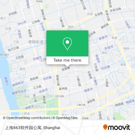 上海863软件园公寓 map