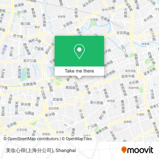 美妆心得(上海分公司) map