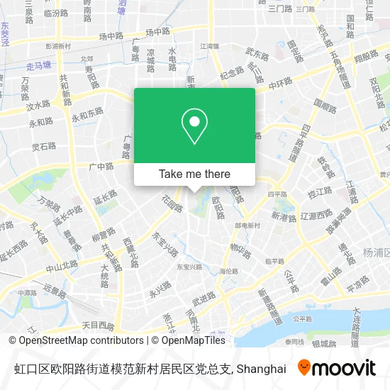 虹口区欧阳路街道模范新村居民区党总支 map