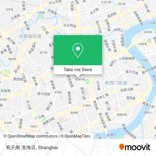 蜀天阁 淮海店 map